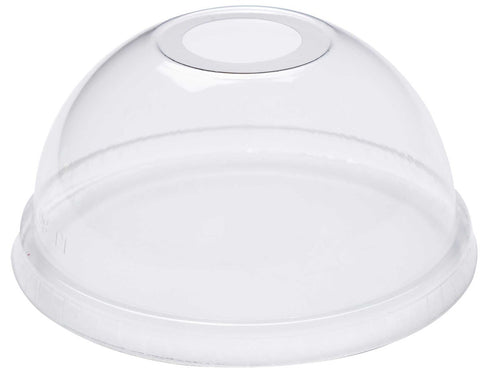 Primeware Clear PLA Compostable Dome Lid Only, 12 to 24 Ounce -- 1000 per case.
