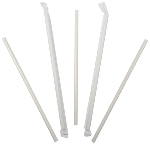 Primeware Giant Wrapped Paper Straw, 10.25 inch -- 3600 per case.
