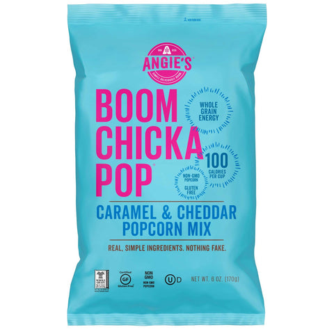 Boomchickapop Caramel Cheddar Mix Popcorn, 6 Ounce -- 12 per case.