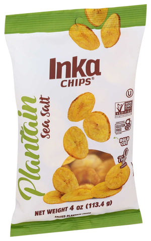 Inka Crops Roasted Plantain Chips, 4 Ounce -- 12 per case.