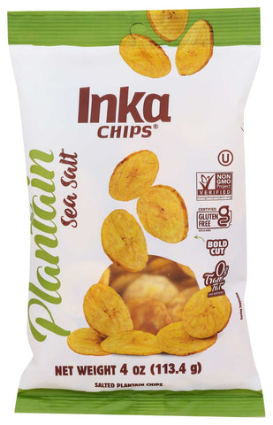 Inka Crops Roasted Plantain Chips, 4 Ounce -- 12 per case.