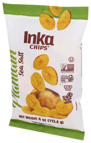 Inka Crops Roasted Plantain Chips, 4 Ounce -- 12 per case.