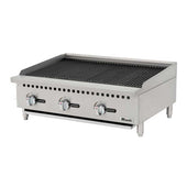 Migali Countertop Char Rock Broiler, 36 inch Width x 27.6 inch Depth x 15.2 inch Height