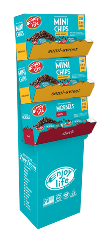 Enjoy Life Mini Chip and Dark Morsels Baking Chocolate -- 60 per case.