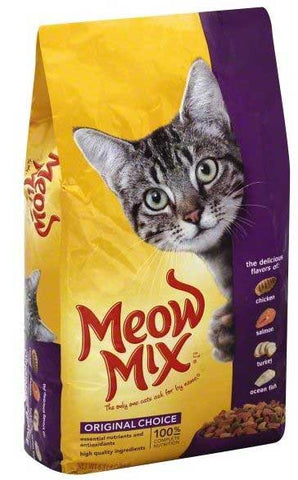 Meow Mix Original Choice Cat Food, 6.3 Pound -- 4 per case.