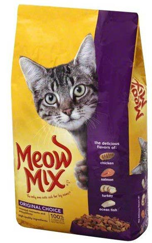 Meow Mix Original Choice Cat Food, 6.3 Pound -- 4 per case.