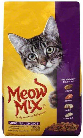 Meow Mix Original Choice Cat Food, 6.3 Pound -- 4 per case.