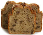 Sweet Sams Presliced Banana Walnut Pound Cake -- 16 per case