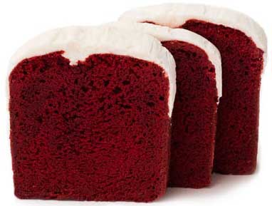 Sweet Sams Iced Red Velvet Pound Cake -- 16 per case