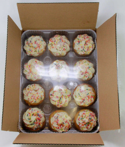 Sweet Sams Vanilla Buttercream Cupcake -- 12 per case