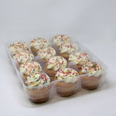 Sweet Sams Vanilla Buttercream Cupcake -- 12 per case