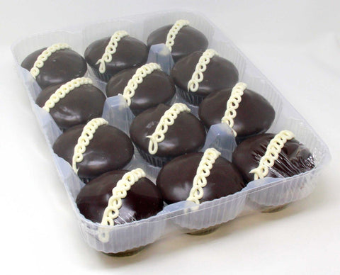 Sweet Sams Chocolate Ganache Filled Cupcake -- 12 per case