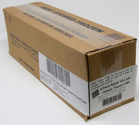 Sweet Sams Classic Pound Cake -- 4 per case
