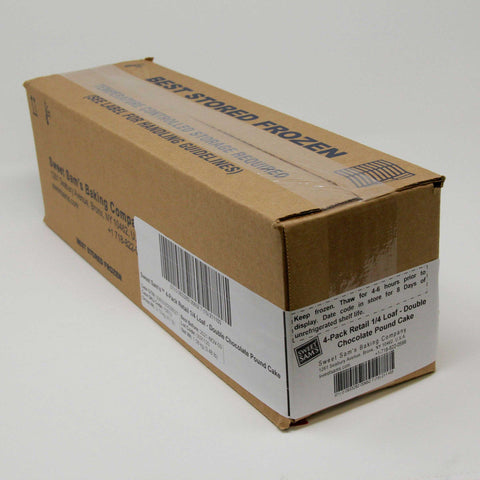 Sweet Sams Double Chocolate Pound Cake -- 4 per case