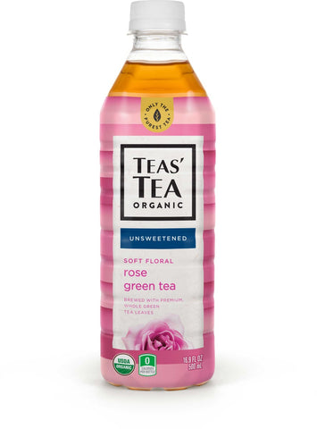 Teas Rose Green Tea, 16.9 Fluid Ounce -- 12 per case
