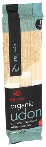 Hakubaku Organic Wheat Udon Noodle, 9.52 Ounce -- 8 per case.
