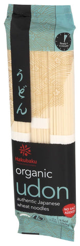 Hakubaku Organic Wheat Udon Noodle, 9.52 Ounce -- 8 per case.