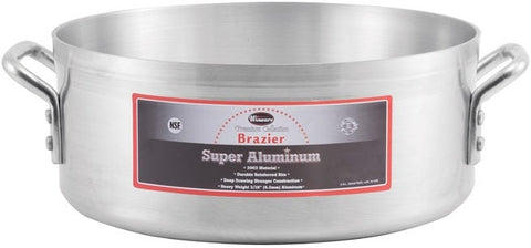Winco 4mm Super Aluminum Brazier, 18 Quart