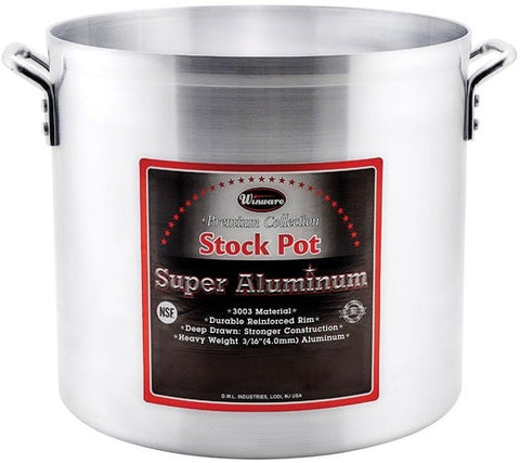 Winco 4mm Super Aluminum Stock Pot, 20 Quart