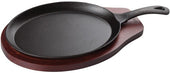 Winco Cast Iron Fajita Server Two Piece Set -- 1 set