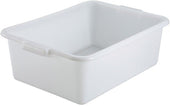 Winco Standard Weight White Dish Box, 21 1/2 x 15 x 7 inch