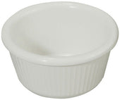 Winco White Fluted Ramekin, 3 Ounce -- 12 per case