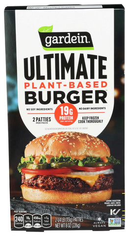 Gardein Ultimate Plant-Based Burger, 8 Ounce -- 8 per case