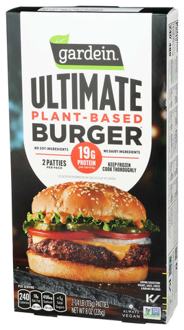 Gardein Ultimate Plant-Based Burger, 8 Ounce -- 8 per case