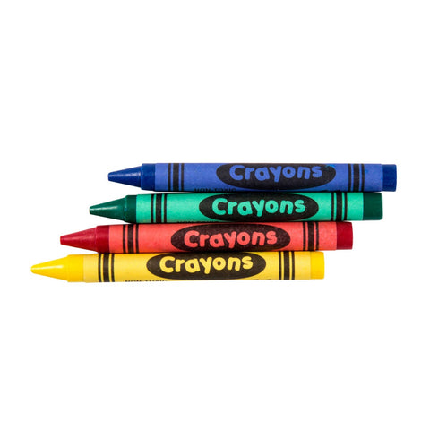 Amerchoice Standard Four Color Crayon -- 3000 per case.