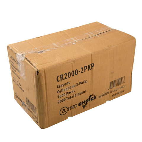 Amerchoice Cellophane Premium Round Crayon -- 2000 per case.