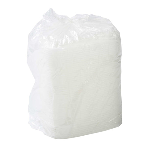 Royal Black Clear Top Rectangle Polypropylene To Go Combo Container, 12 Ounce -- 150 per case.