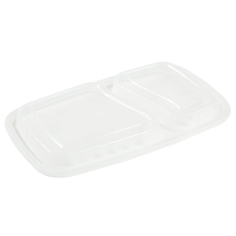 Royal Black Round Polypropylene 2 Compartment To Go Combo Container, 32 Ounce -- 150 per case.