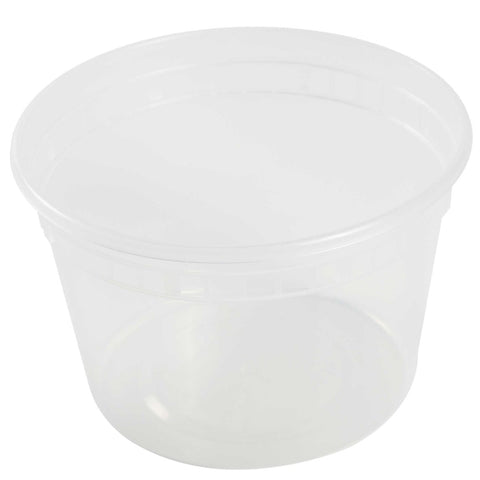 Royal Clear Polypropylene Deli Container, 16 Ounce -- 480 per case.
