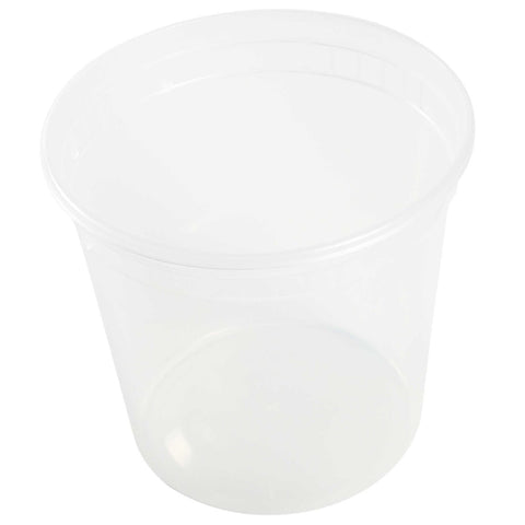 Royal Clear Polypropylene Deli Container, 24 Ounce -- 480 per case.