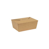 Inno Pak Number 4 Innobox Edge Brown Kraft Poly Coated Inside Paper Box, 75 Fluid Ounce Capacity -- 90 per case