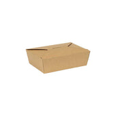 Inno Pak Number 3 Innobox Edge Brown Kraft Poly Coated Inside Paper Box, 56 Fluid Ounce Capacity -- 130 per case