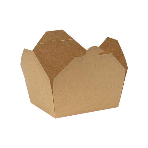 Inno Pak Number 8 Innobox Edge Brown Kraft Poly Coated Inside Paper Box, 29 Fluid Ounce Capacity -- 130 per case