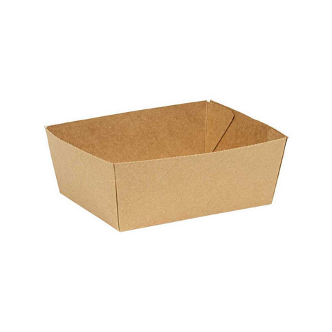 Inno Pak Number 8 Innobox Edge Brown Kraft Poly Coated Inside Paper Box, 29 Fluid Ounce Capacity -- 130 per case