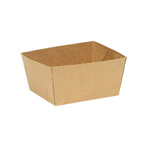 Inno Pak Number 1 Innobox Edge Brown Kraft Poly Coated Inside Paper Box, 22 Fluid Ounce Capacity -- 180 per case