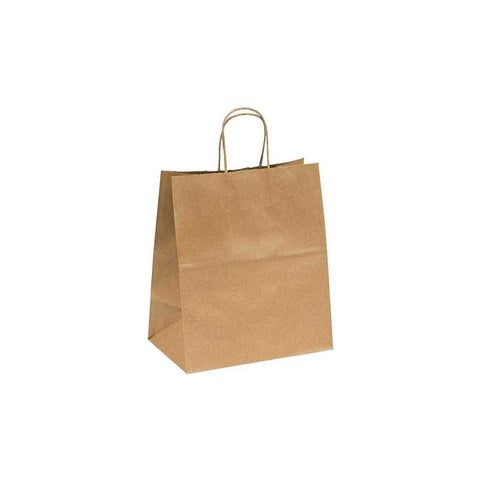 Inno Pak Twist Handle Paper Carry Out Bag, 10.2 x 6.5 x 12 inch -- 250 per case