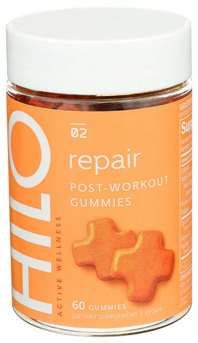 Hilo Repair Post-Workout Gummies, 60 count