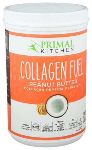 Primal Kitchen ‌Collagen‌ Fuel Peanut Butter Drink Mix, 14.3 Ounce