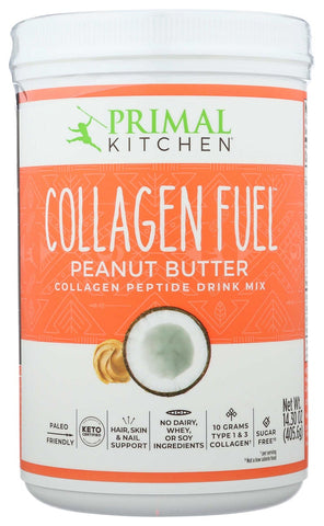 Primal Kitchen ‌Collagen‌ Fuel Peanut Butter Drink Mix, 14.3 Ounce