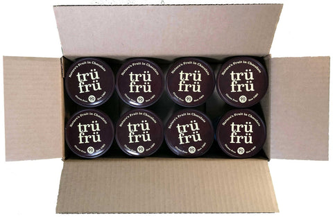Tru Fru Grab and Share Hyper Chilled Whole Raspberries in White and Milk Chocolate, 5 Ounce -- 8 per case