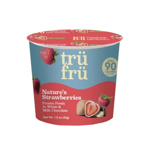 Tru Fru Hyper-Chilled Grab and Go Single Serve Strawberries Milk Chocolate, 1.5 Ounce -- 24 per case