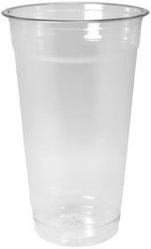 rPlanet Earth 100 Percent PCR Plastic RPET Clear Drink Cup, 24 Ounce -- 600 per case
