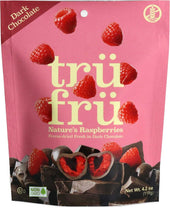 Tru Fru Grab and Share Hyper Dried Real Raspberry in Dark Chocolate, 4.2 Ounce -- 6 per case