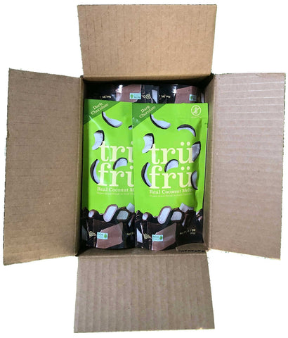 Tru Fru Grab and Share Hyper Dried Real Coconut Melts in Dark Chocolate, 2.1 Ounce -- 12 per case