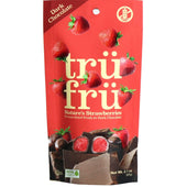 Tru Fru Grab and Go Hyper-Dried Real Strawberries in Dark Chocolate, 2.1 Ounce -- 12 per case