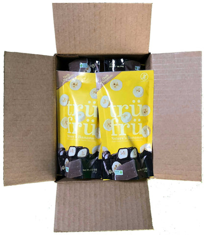 Tru Fru Hyper Dried Real Banana in Dark Chocolate, 2.3 Ounce -- 12 per case
